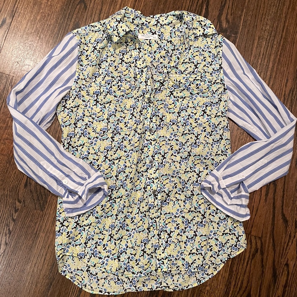 Equipment blouse, size XS (fits like small)
